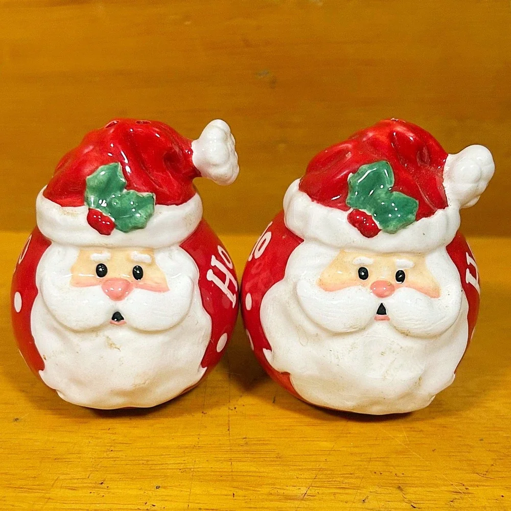 Burton+Burton Santa Ho Ho Ho Salt and Pepper Shakers